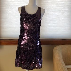 Misshop purple sequin dress size small